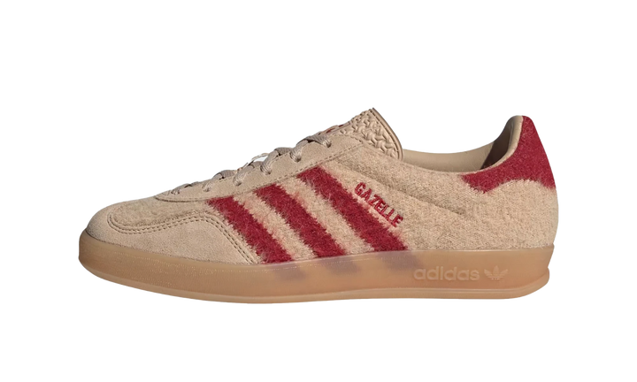 ADIDAS GAZELLE INDOOR MAGIC BEIGE VICTORY RED (WOMEN&