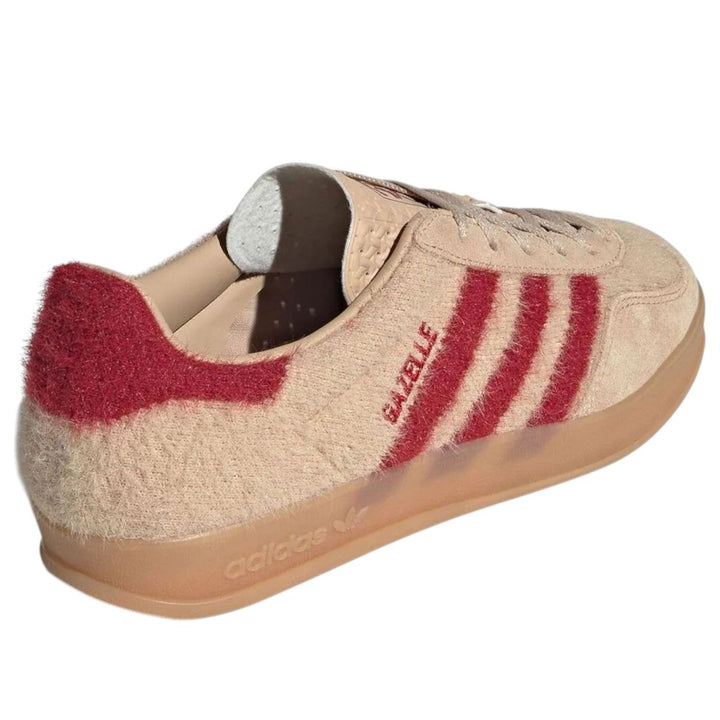 ADIDAS GAZELLE INDOOR MAGIC BEIGE VICTORY RED (WOMEN&