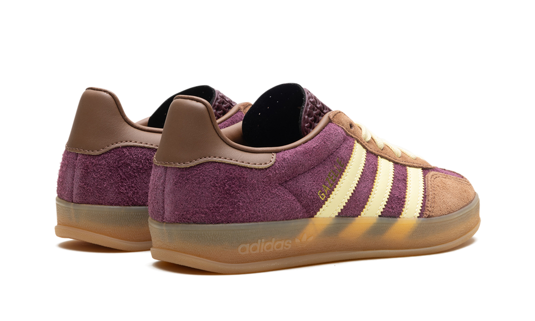 ADIDAS GAZELLE INDOOR MAROON ALMOST YELLOW