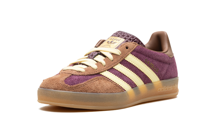 ADIDAS GAZELLE INDOOR MAROON ALMOST YELLOW