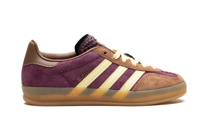 ADIDAS GAZELLE INDOOR MAROON ALMOST YELLOW
