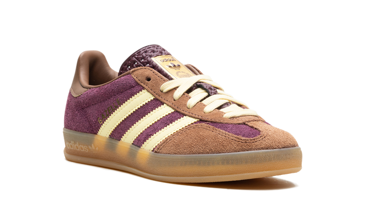 ADIDAS GAZELLE INDOOR MAROON ALMOST YELLOW