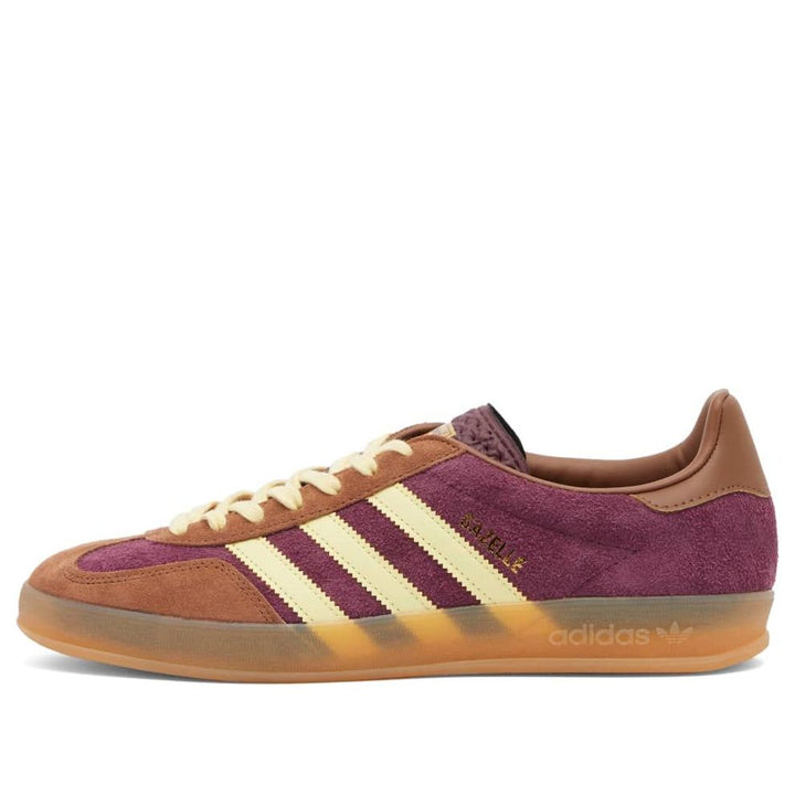 ADIDAS GAZELLE INDOOR MAROON ALMOST YELLOW
