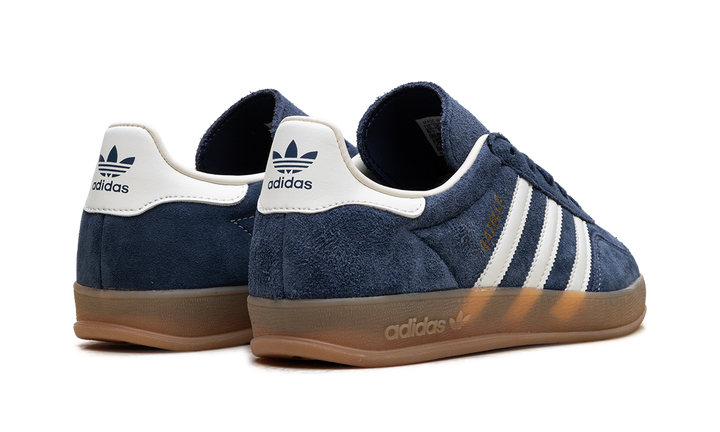 ADIDAS GAZELLE INDOOR NIGHT INDIGO OFF WHITE GOLD METALLIC
