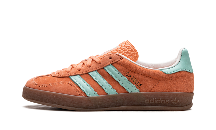 ADIDAS GAZELLE INDOOR ORANGE CLEAR MINT WOMENS