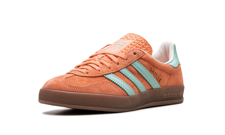 ADIDAS GAZELLE INDOOR ORANGE CLEAR MINT WOMENS