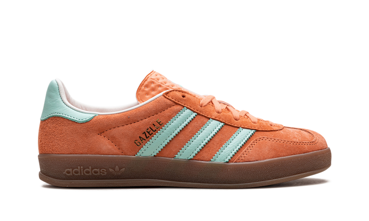 ADIDAS GAZELLE INDOOR ORANGE CLEAR MINT WOMENS