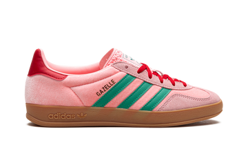 ADIDAS GAZELLE INDOOR PINK VELVET (WOMEN'S) — Stock