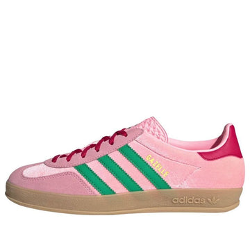 ADIDAS GAZELLE INDOOR PINK VELVET (WOMEN'S) — Stock