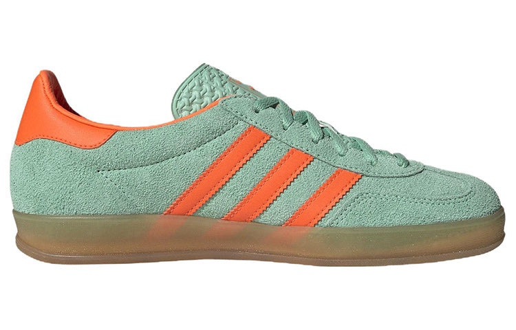 ADIDAS GAZELLE INDOOR PULSE MINT SOLAR ORANGE WOMENS