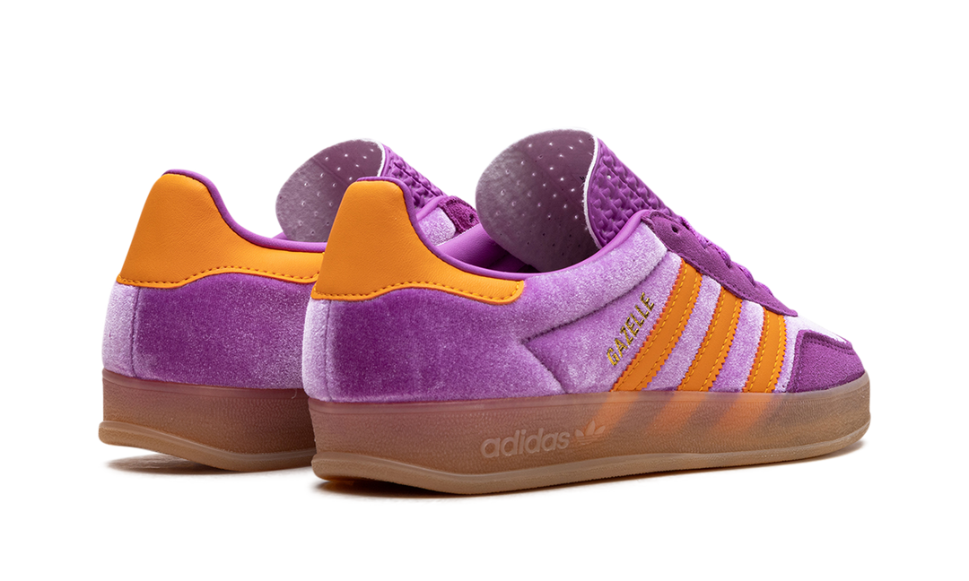 ADIDAS GAZELLE INDOOR PURPLE BURST VELVET WOMENS