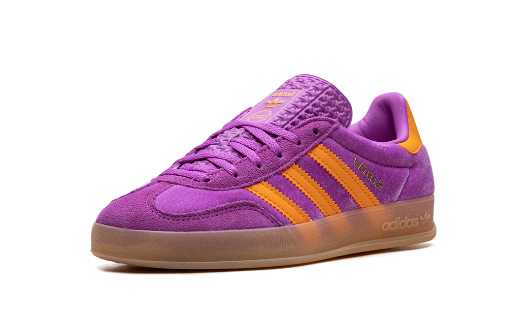 ADIDAS GAZELLE INDOOR PURPLE BURST VELVET WOMENS