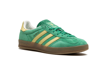ADIDAS GAZELLE INDOOR SEMI COURT GREEN — Stock