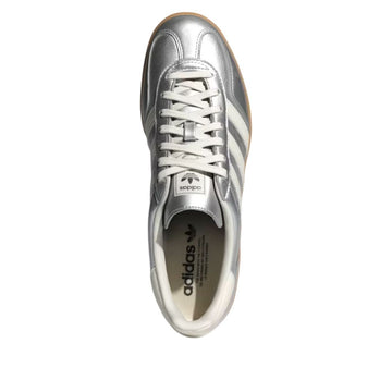 ADIDAS GAZELLE INDOOR SILVER METALLIC CORE WHITE — Stock