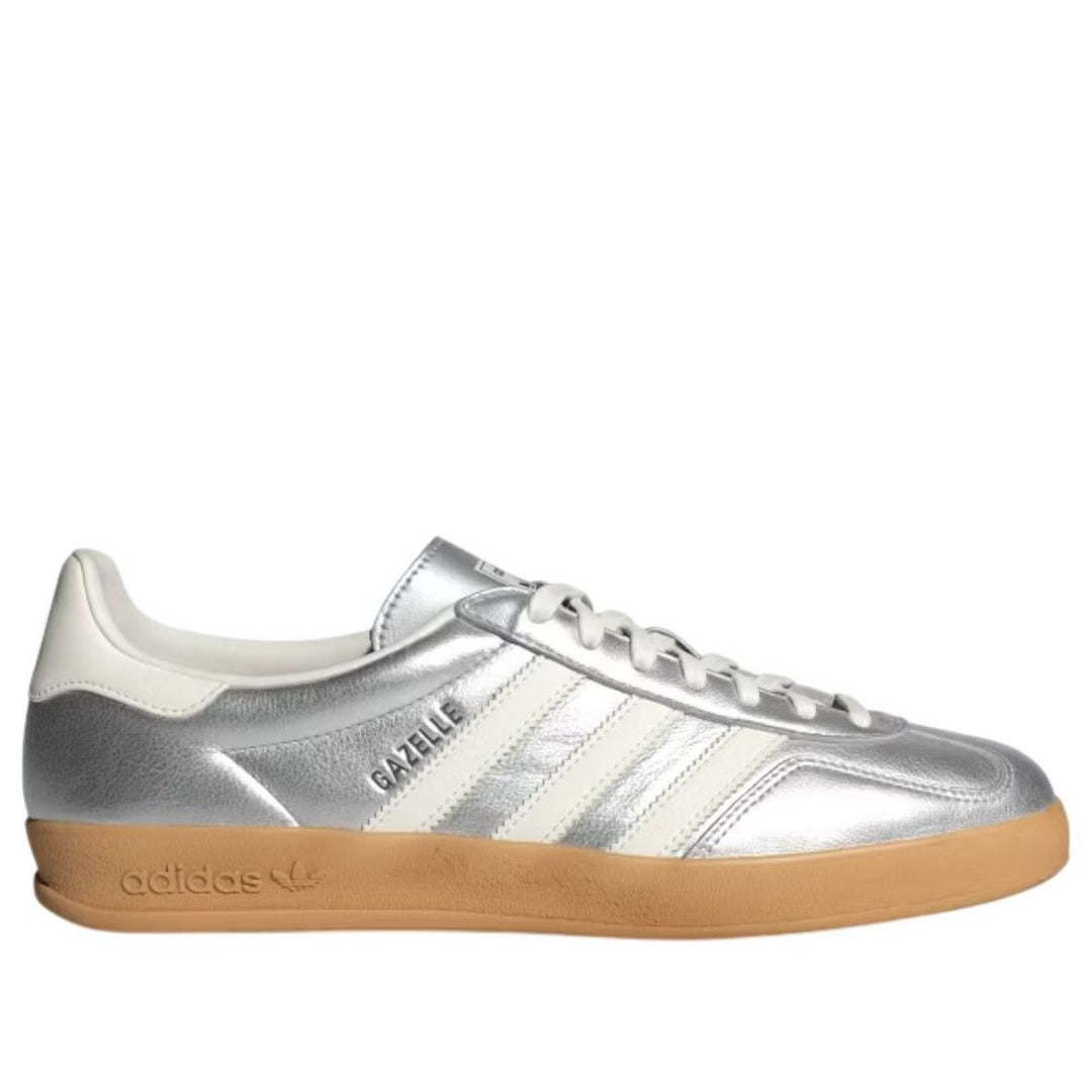 ADIDAS GAZELLE INDOOR SILVER METALLIC CORE WHITE