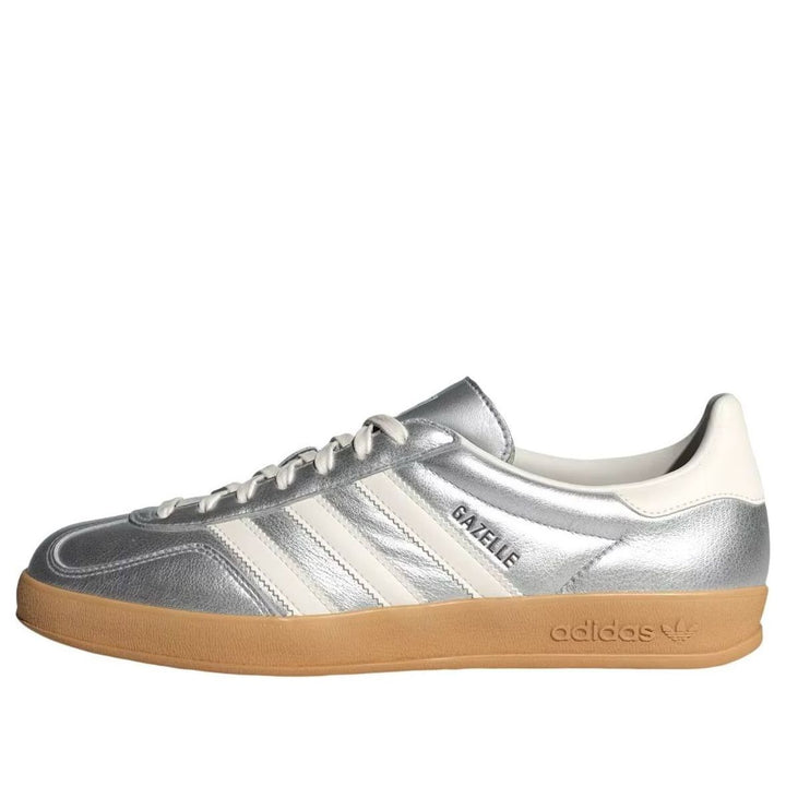 ADIDAS GAZELLE INDOOR SILVER METALLIC CORE WHITE