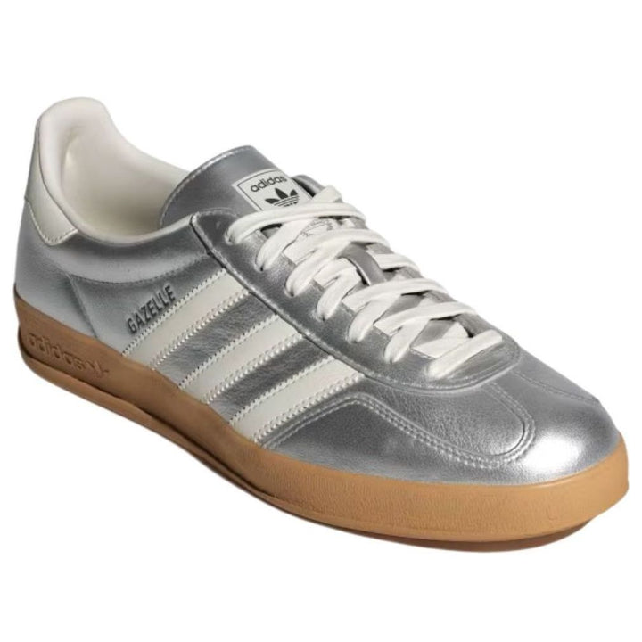 ADIDAS GAZELLE INDOOR SILVER METALLIC CORE WHITE