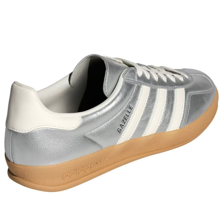 ADIDAS GAZELLE INDOOR SILVER METALLIC CORE WHITE