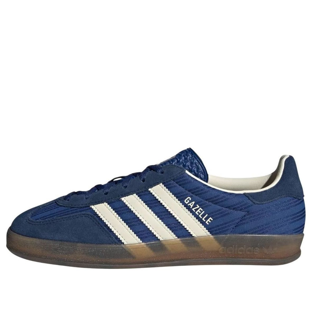 ADIDAS GAZELLE INDOOR VICTORY BLUE NIGHT INDIGO CREAM WHITE