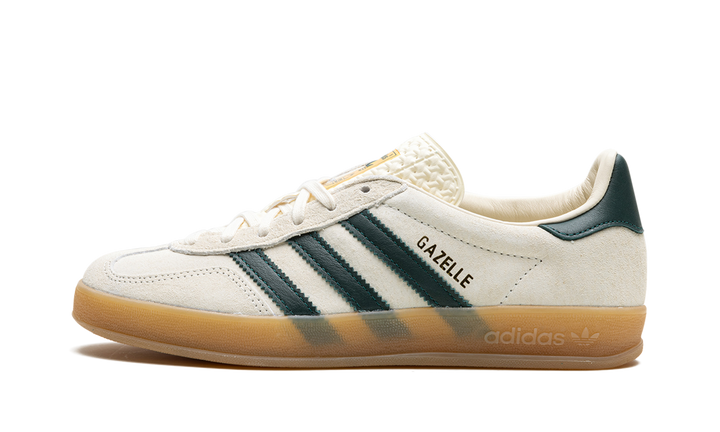 ADIDAS GAZELLE INDOOR WHITE GREEN GUM