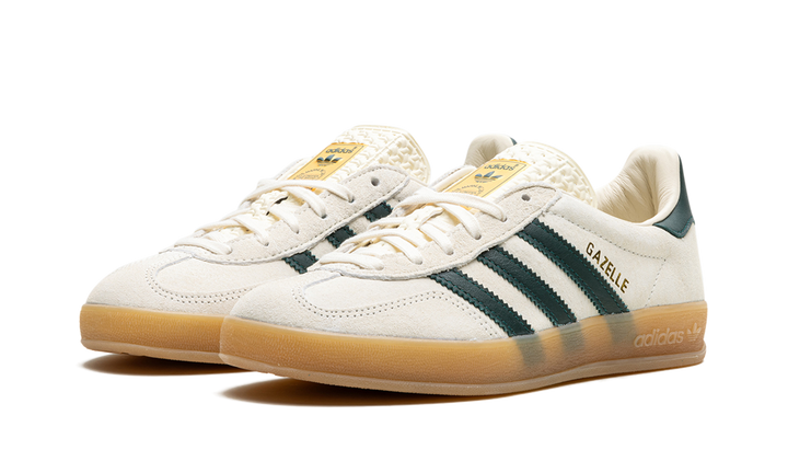 ADIDAS GAZELLE INDOOR WHITE GREEN GUM