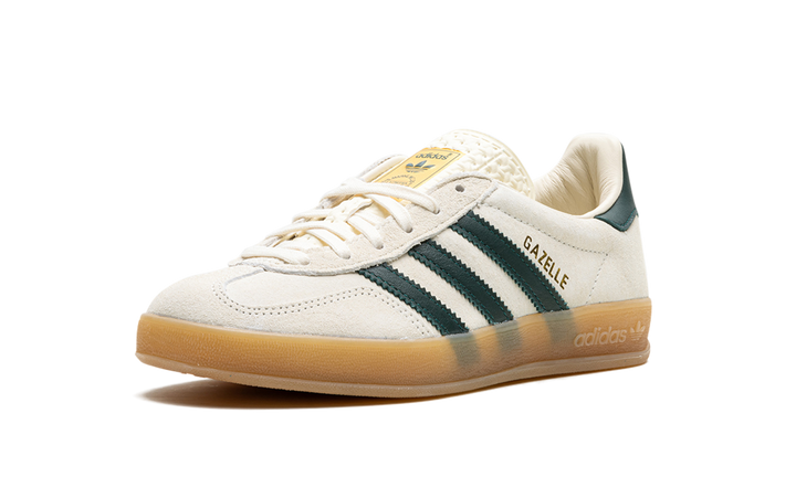 ADIDAS GAZELLE INDOOR WHITE GREEN GUM