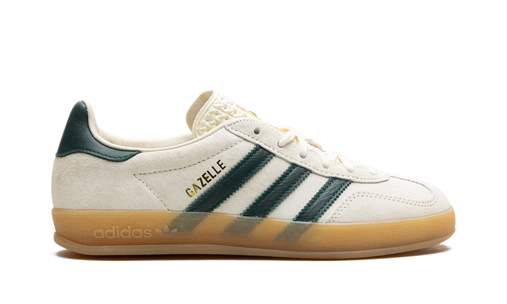 ADIDAS GAZELLE INDOOR WHITE GREEN GUM
