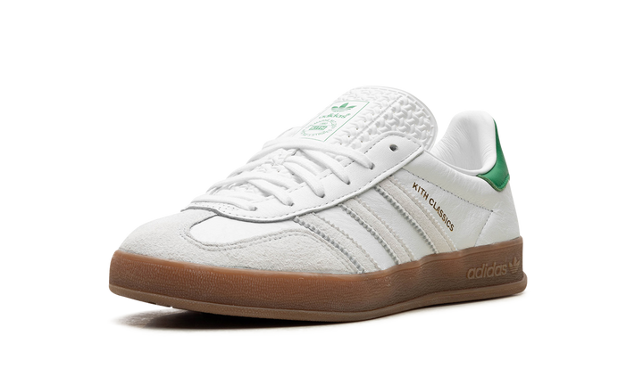 ADIDAS GAZELLE INDOOR X KITH CLASSICS WHITE GREEN