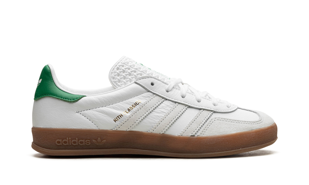 ADIDAS GAZELLE INDOOR X KITH CLASSICS WHITE GREEN