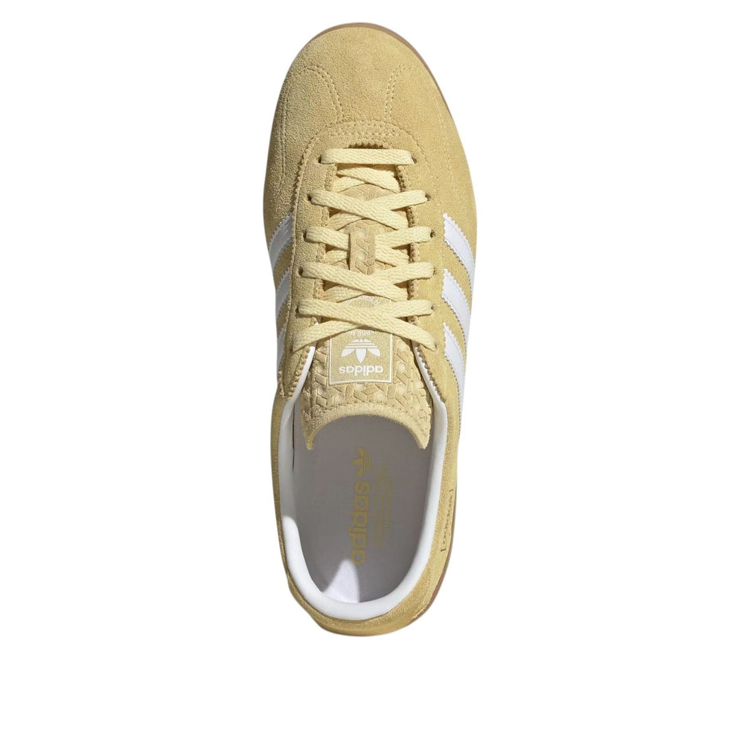 ADIDAS GAZELLE LO PRO ALMOST YELLOW CLOUD WHITE GUM WOMENS