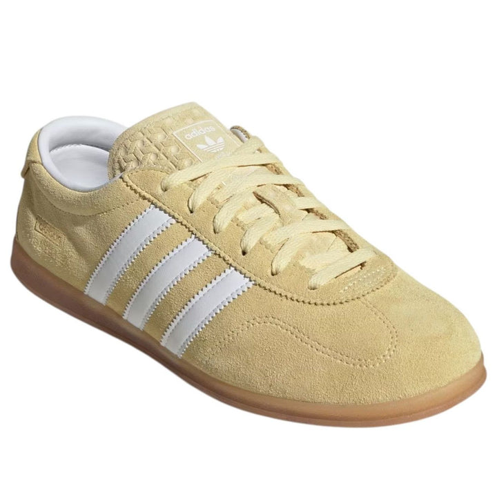 ADIDAS GAZELLE LO PRO ALMOST YELLOW CLOUD WHITE GUM WOMENS
