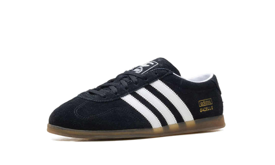 ADIDAS GAZELLE LO PRO BLACK WHITE GUM WOMENS