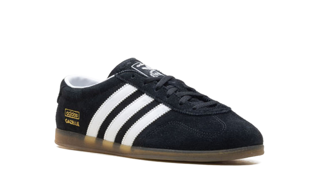 ADIDAS GAZELLE LO PRO BLACK WHITE GUM WOMENS