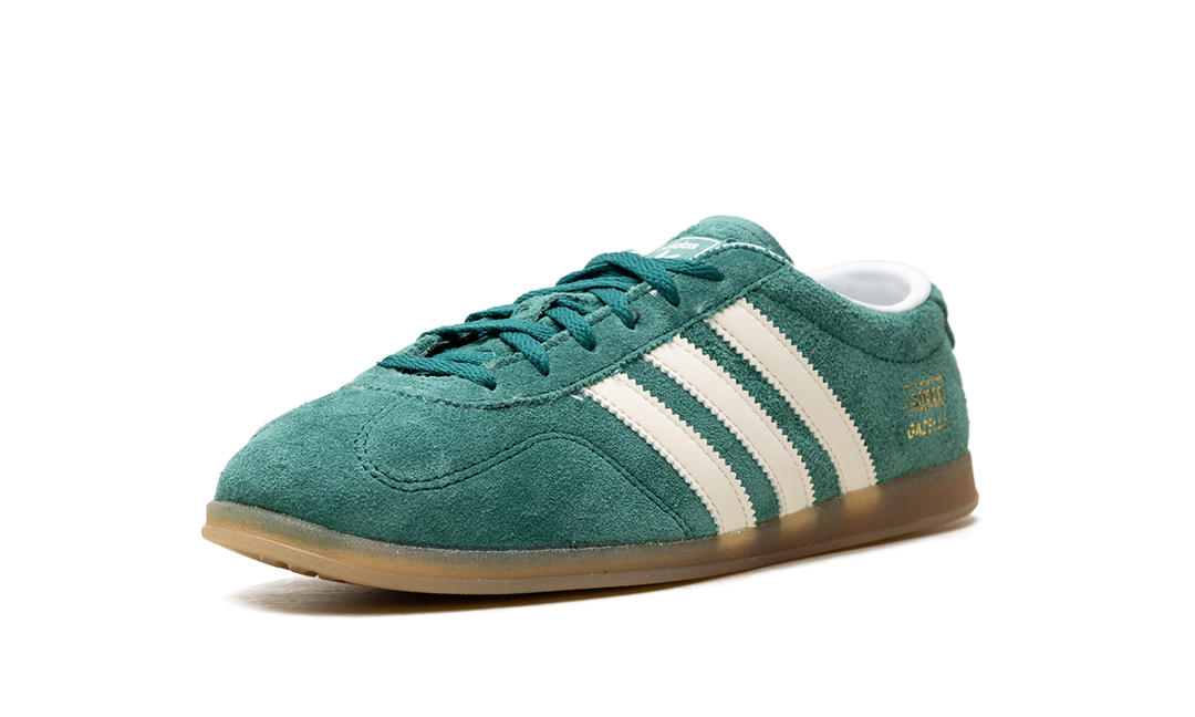 ADIDAS GAZELLE LO PRO COLLEGIATE GREEN WHITE GUM WOMENS