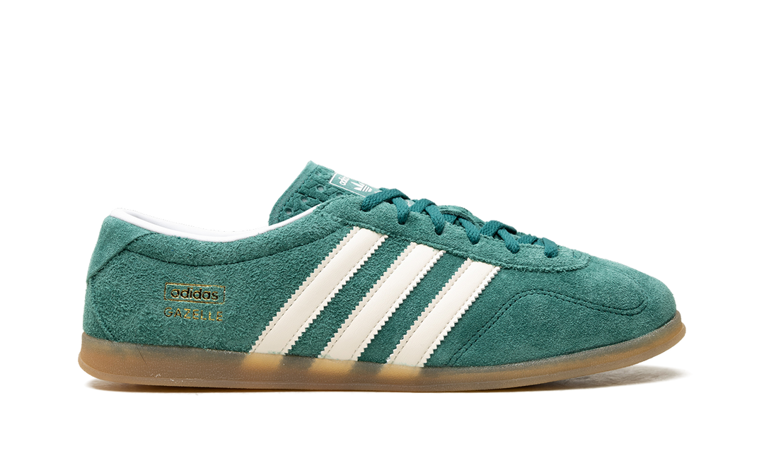 ADIDAS GAZELLE LO PRO COLLEGIATE GREEN WHITE GUM WOMENS