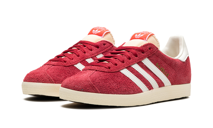 ADIDAS GAZELLE TEAM VICTORY RED OFF WHITE CREAM WHITE