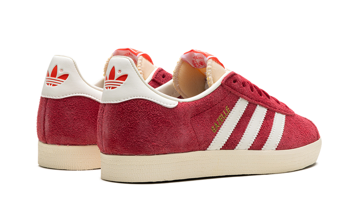 ADIDAS GAZELLE TEAM VICTORY RED OFF WHITE CREAM WHITE