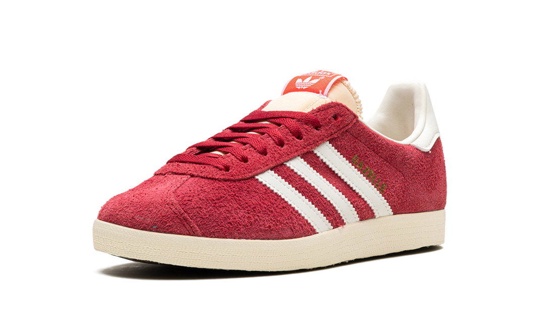 ADIDAS GAZELLE TEAM VICTORY RED OFF WHITE CREAM WHITE