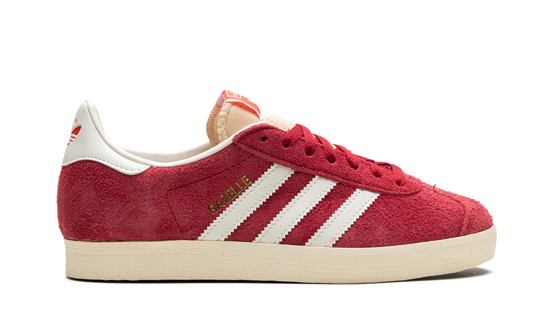 ADIDAS GAZELLE TEAM VICTORY RED OFF WHITE CREAM WHITE