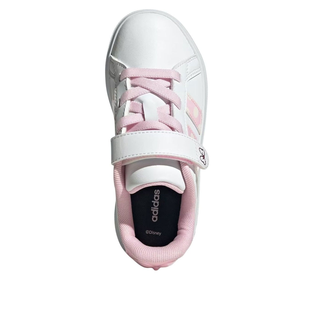 ADIDAS GRAND COURT DISNEY MINNIE MOUSE CLOUD WHITE CLEAR PINK CHALK WHITE GS