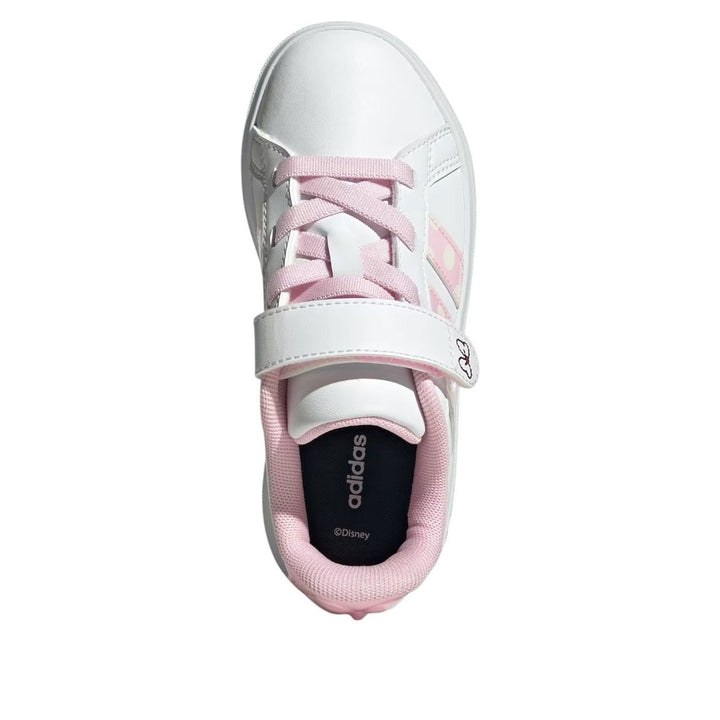 ADIDAS GRAND COURT DISNEY MINNIE MOUSE CLOUD WHITE CLEAR PINK CHALK WHITE GS