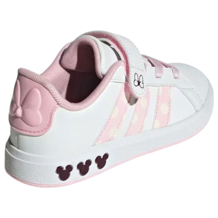 ADIDAS GRAND COURT DISNEY MINNIE MOUSE CLOUD WHITE CLEAR PINK CHALK WHITE GS