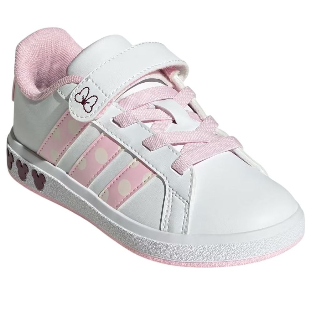 ADIDAS GRAND COURT DISNEY MINNIE MOUSE CLOUD WHITE CLEAR PINK CHALK WHITE GS