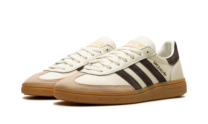ADIDAS HANDBALL SPEZIAL OFF-WHITE DARK BROWN — Stock 
