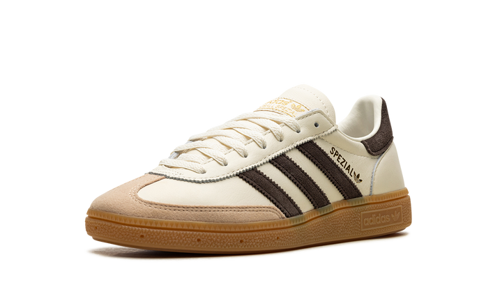 ADIDAS HANDBALL SPEZIAL OFF-WHITE DARK BROWN — Stock 