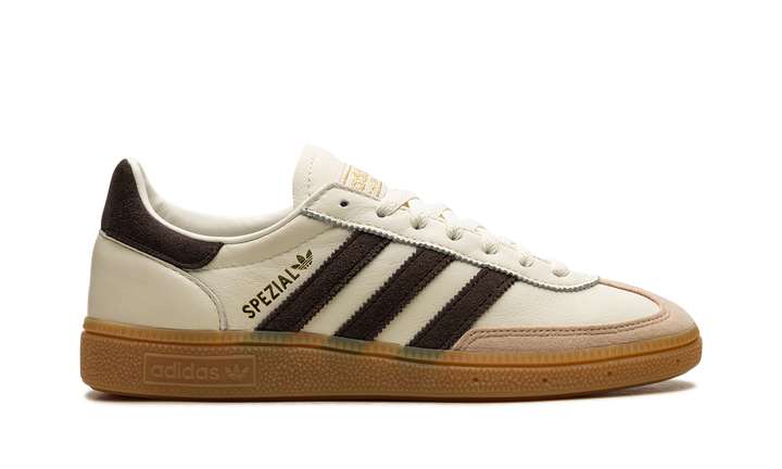 ADIDAS HANDBALL SPEZIAL OFF-WHITE DARK BROWN — Stock 