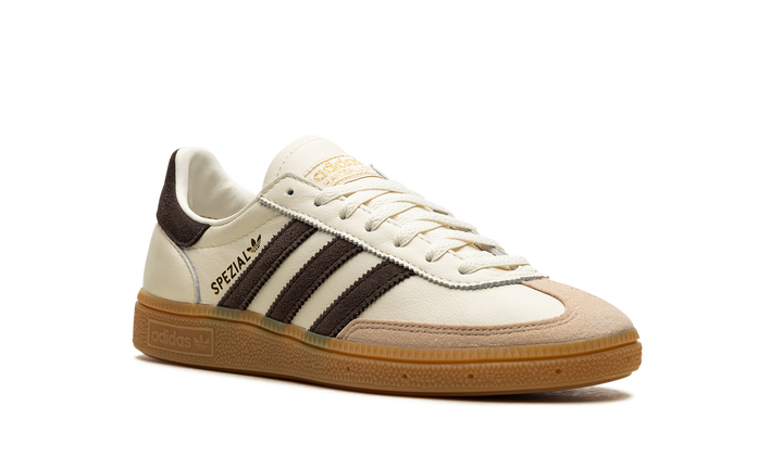 ADIDAS HANDBALL SPEZIAL OFF-WHITE DARK BROWN — Stock 