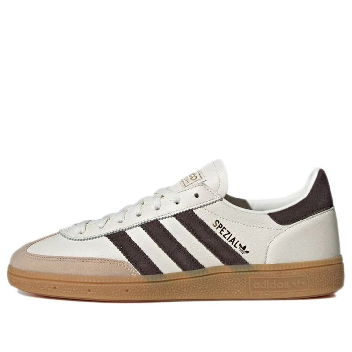 ADIDAS HANDBALL SPEZIAL OFF-WHITE DARK BROWN — Stock 