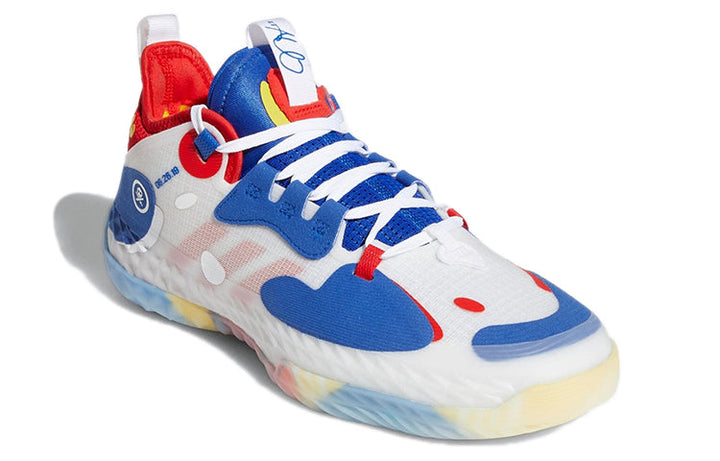 ADIDAS HARDEN VOL. 5 FUTURENATURAL CLOUD WHITE ROYAL BLUE VIVID RED