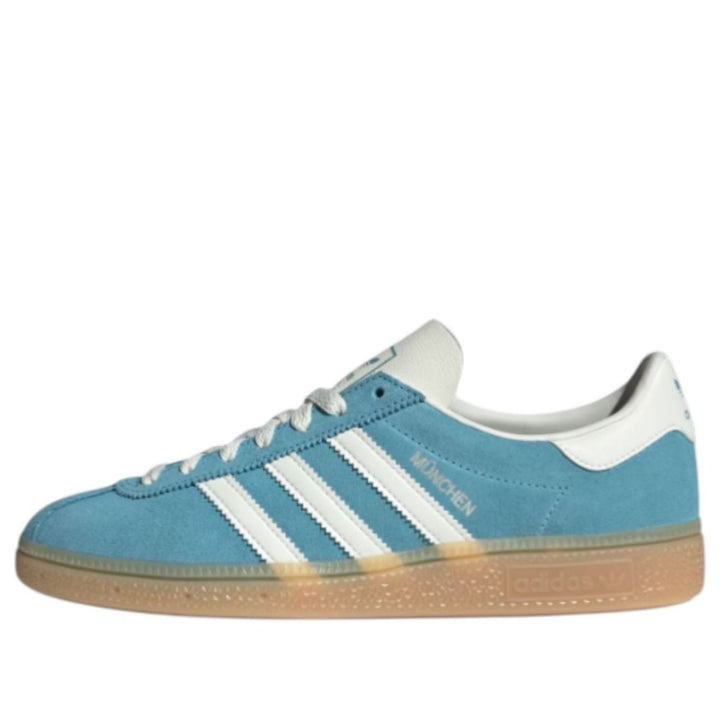 ADIDAS MUENCHEN PRELOVED BLUE OFF WHITE SILVER METALLIC WOMENS